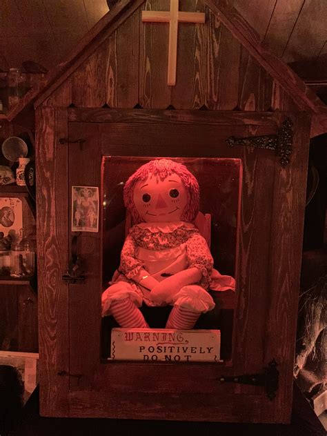 Ghostly exploration of the Annabelle curse